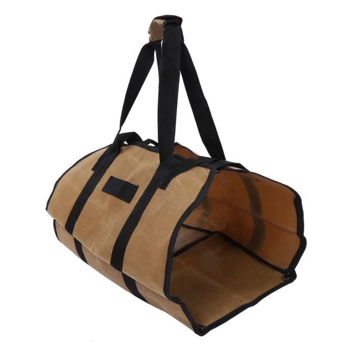 Sac de transport en toile pour bois de chauffage, sac fourre-tout pour  cheminée, sac de rangement, taille souriante, haute qualité - AliExpress