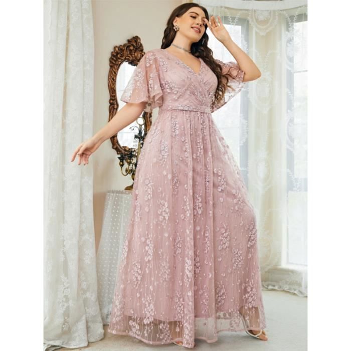 Robe en soie et dentelle hotsell