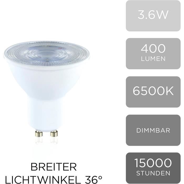 Ampoule Projecteur GU10 Preslite – Blanc, 50W, 240V, éclairage Ciblé