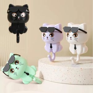 Lot Revendeur 10 Porte-manteaux Bois Motif Chat - Neufs