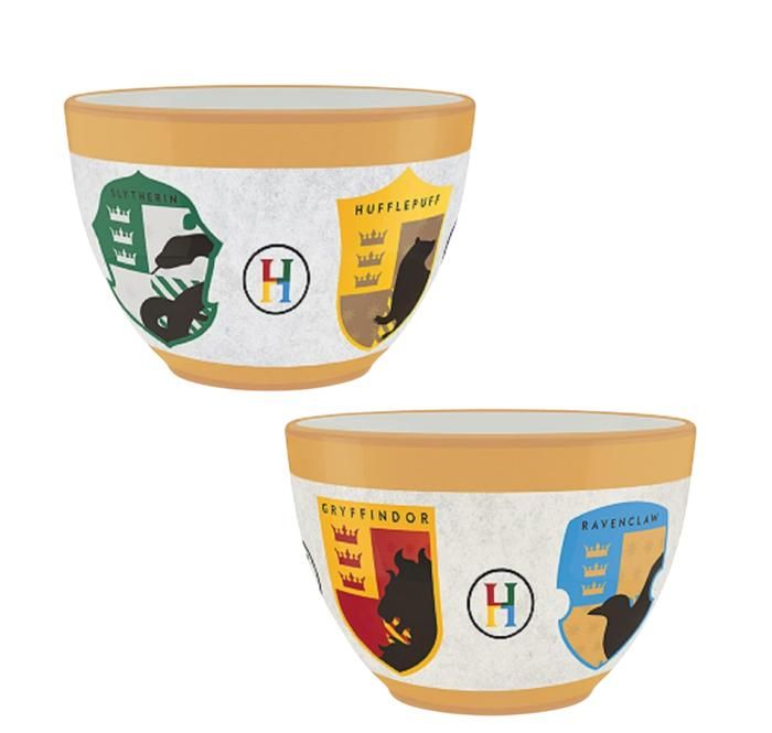 Bol à Céréales Harry Potter Poudlard En Porcelaine - Capacité 500 Ml, Passe Lave-vaisselle Et Micro-ondes