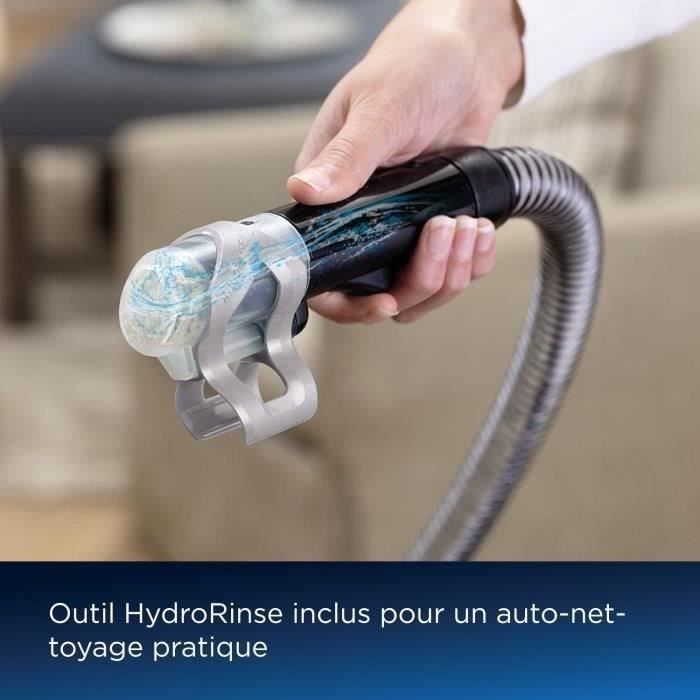 Nettoyeur Tapis Bissell PowerClean 2806B – Bleu, Compact, Spécial Animaux