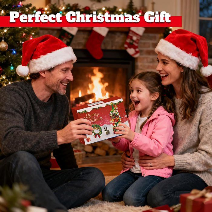 Calendrier De L'Avent Chrétien 2025 Calendrier De L'Avent Chrétien 2025 – 24 Pendentifs Acrylique 2D Avec Crèche – Décoration Noël, Cadeau Croyants Calendrier Avant Voiture