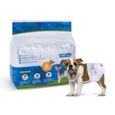 Nobleza - Pack de 12 couches jetables pour chien, bien-être et confort. Extra absorbantes. Taille L (5 à 8kg). -0