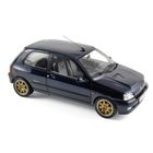 Voiture miniature - NOREV - Renault Clio Williams 1993 - Echelle 1:18 - Bleu et orange - Modèle de collection