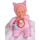 FAMOSA Poupon NENUCO Soft 5 Fonctions - Fille - Corps souple - Rose - 25cm