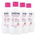 Intima Crème Douche Extra Douce au Lait d'Amande - 500 ml x4