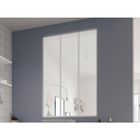 VENTE-UNIQUE Verrière atelier en aluminium thermolaqué - 90x130 cm - Blanc - BAYVIEW