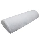 Drap housse de protection en éponge pour coussin demi-rond 66 cm x 22 cm x 12 cm de table de massage - Blanc - Vivezen