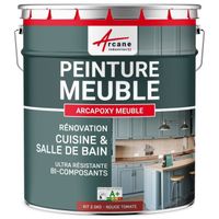 Peinture meuble cuisine - ARCAPOXY MEUBLE  RAL 3013 Rouge Tomate - Kit de 2.5 Kg jusqu'à 30m² pour 2 couches