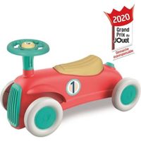 Porteur Baby Clementoni - Ma première voiture - 100% recyclé - Roues directrices et klaxon