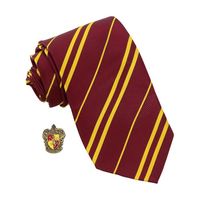Cravate Gryffondor avec pin's - FUNIDELIA - Harry Potter - Mixte - Grenat