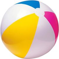 Ballon de plage INTEX Glossy 61 cm - Multicolore - Pour adulte et enfant à partir de 3 ans