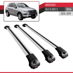 Barres De Toit Transversales Menabo Pour Mercedes Classe A W168 (1997-2004) - Acier, Charge 50kg - Pour Coffre, Porte-vélos, Skis