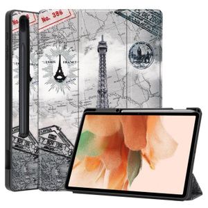 HOUSSE TABLETTE TACTILE Housse Samsung Galaxy Tab S7 FE Coque [SM-T730 -T7