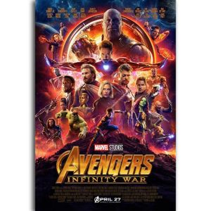 Version 50x70cm No Frame 2018 Chaude Marvel Avengers Infinity Guerre Affiche Toile Peinture