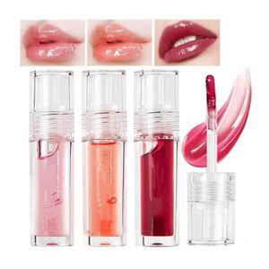 GLOSS 3Pcs Gloss à Lèvres hydratante en gelée, Clear Lip