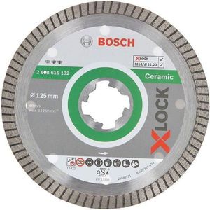 DISQUE DE DÉCOUPE BOSCH Disque diamant X-LOCK 125mm - Best for Ceramic ExtraClean Turbo