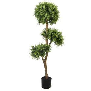 FLEUR ARTIFICIELLE Plante artificielle - Ficus Bonsai 140cm - Exelgreen 140 cm