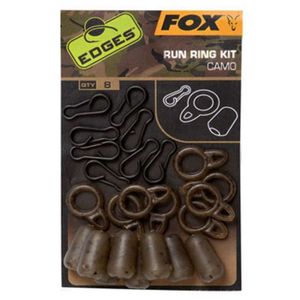 EMERILLON Fox Edges Camo Run Ring Kit Camo Run Rig Kit x 8 E