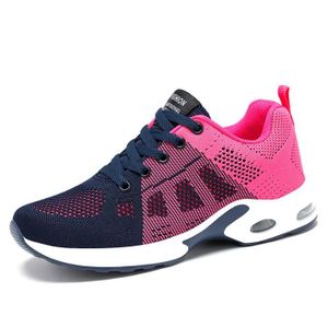 CHAUSSURES DE FITNESS Baskets Femme,Chaussures de Sport femme,Chaussures femme  pour Sneakers Fitness Gym athlétique Multisports Outdoor Casual-BLEU