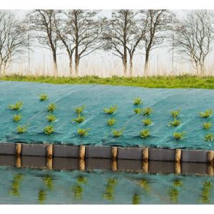 PAILLAGE - VOILE Toile de paillage paysages - vert 90 gr/m²- 4,2x5m