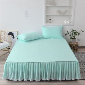 Acheter Couvre-lit en coton imperméable, doux et respectueux de la peau,  couvre-lit complet, antidérapant, avec drap-housse à bande élastique