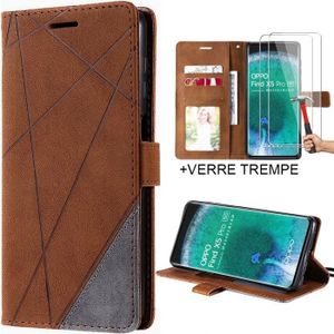 pour Oppo A77S (2022) Housse Étui avec Écran Tactile Réfléchissant