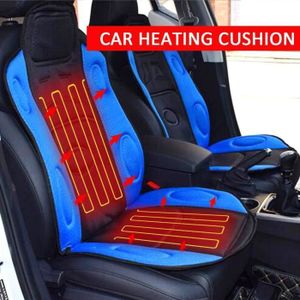 PME Coussin de siège chauffant pour voiture, universel 12 V chauffant pour  siège de voiture, coussin chauffant, housse de siège chauffante, contrôle  de l'interrupteur haute/basse/température 