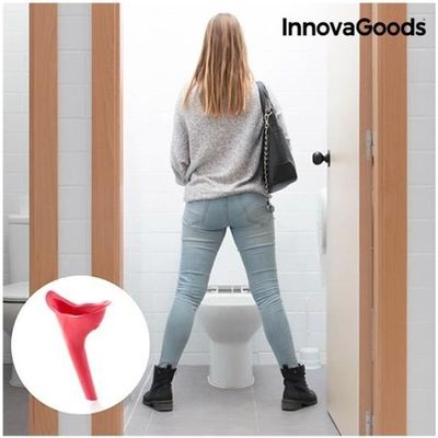 HEEPDD Urinoir Portable Pour Femme En Silicone - Entonnoir Pipi Avec Sac De Transport - Idéal Voyage, Camping Et Grossesse