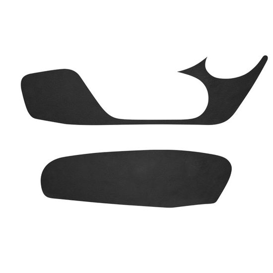 Couvercles De Rétroviseurs Noir Brillant Pour Fiat 500 2012-2019 - Paire De Protection Triangulaire