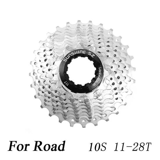 Cassette 6 Vitesses Pour VTT / Vélo Route - Pignons 14-16-18-21-24-28T - Filetage Roue Libre - Générique