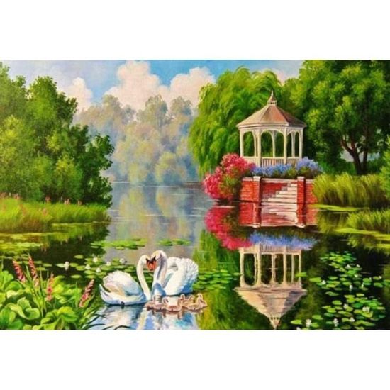Kit Peinture Par Numéros Naimoer - 6 Toiles Paysage Rural 20x30cm Avec Pinceaux Et Peintures Acryliques Pour Adultes Et Enfants