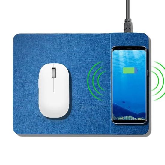 Petit tapis de souris 15,2 x 20,3 cm, Audimi Mini tapis de souris épais  pour ordinateur portable, souris sans fil, bureau, voyage, portable et 