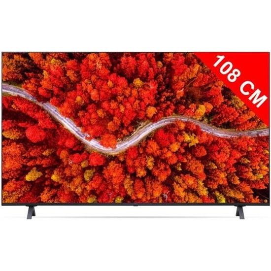 TV LED 4K 108 cm 43UP80006LA - LG - Smart TV - HDR - WebOS 6.0