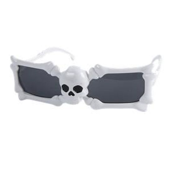 Lot De 3 Paires De Gants Squelette Tête De Mort - Taille M (24x11.5 Cm) - Pour Halloween Et Déguisements