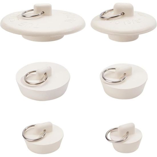 Mmirethe 5 Pièces Caoutchouc 40mm Plate-Forme Vidange Bouchon Portable Étanche Bateaux De Pêche Vidange Bung Bateau Drainage Outil Accessoires