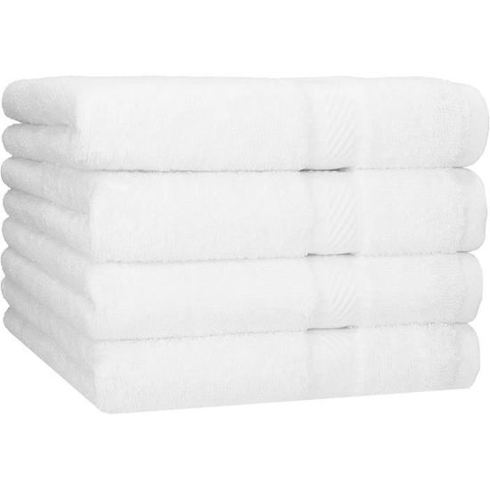 Serviettes Invité Betz Lot De 12 - 30x50cm 100% Coton Blanc - Qualité Allemande