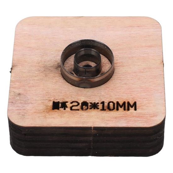 Moule En Cuir Artisanal, Petite Cloche En Forme De Cœur, Outil De