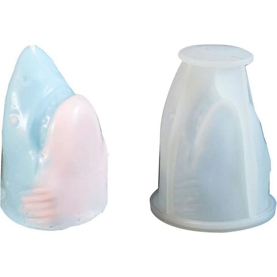 Moule Silicone Tête De Requin - Pour Bougies, Résine époxy, Savons - Décoration Intérieure