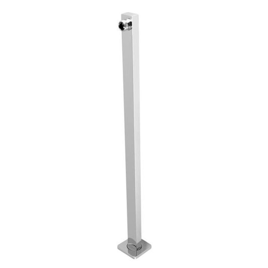 Tube D'extension Pour Pommeau De Douche En Acier Inoxydable Chromé - 10 Cm - Filetage Universel G1/2 - Installation Facile