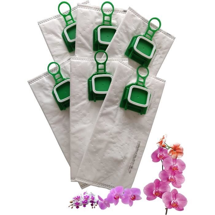 6 Sacs Pour Aspirateur Vorwerk Kobold / Lutin VK 140-150 - Remplacement Original - 6