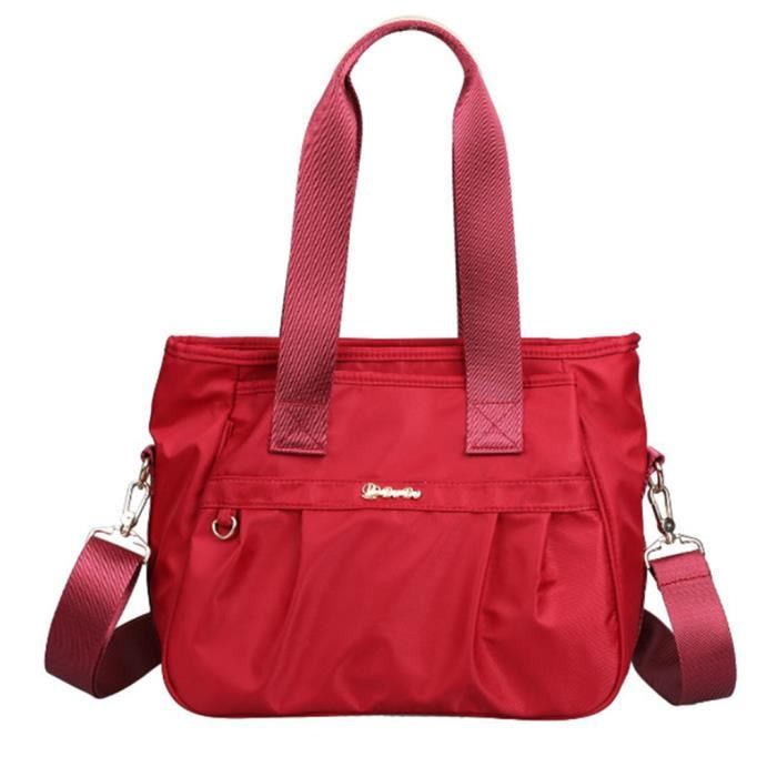 SAC SHOPPING Sac à bandoulière Messenger grande capacité pour femmes, fourre-tout, sacs à bandoulière simples CCY91217077RD_291