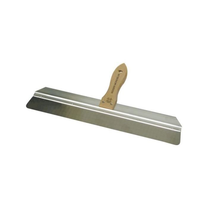 Couteau a enduire manche boisangles arrondis - 60 cm