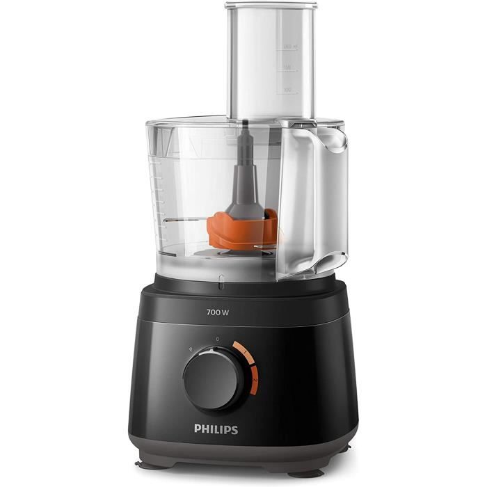 BOL Philips HR7320-10 Robot de cuisine Daily Collection Noir 700W Bol 1,5 L avec Blender 1 L1223