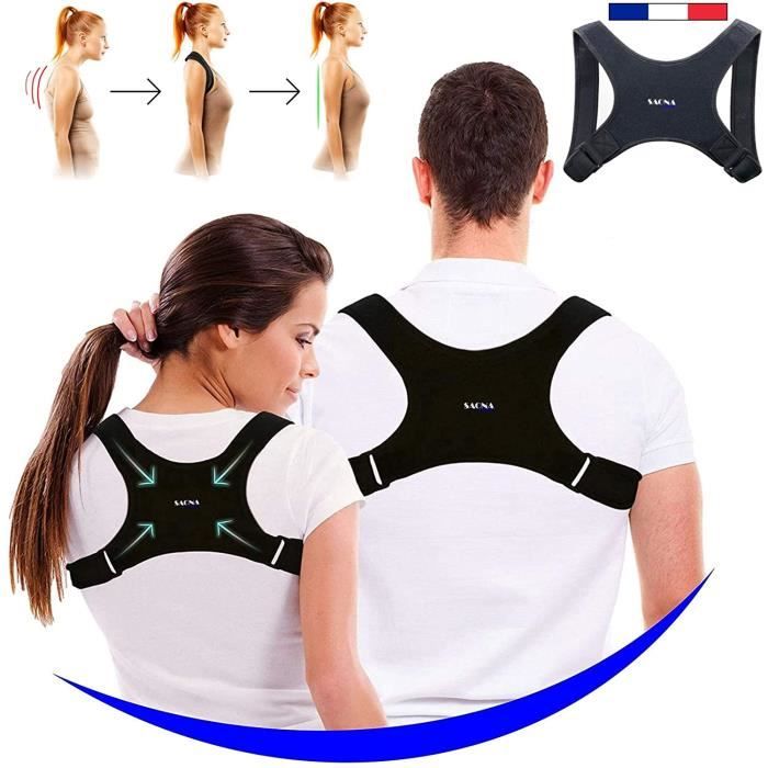 CEINTURE DE FORCE - CEINTURE DE SOUTIEN Correcteur de Posture Femme-Homme par Saona Concept - Redresse et Maintien le Dos - Soul20