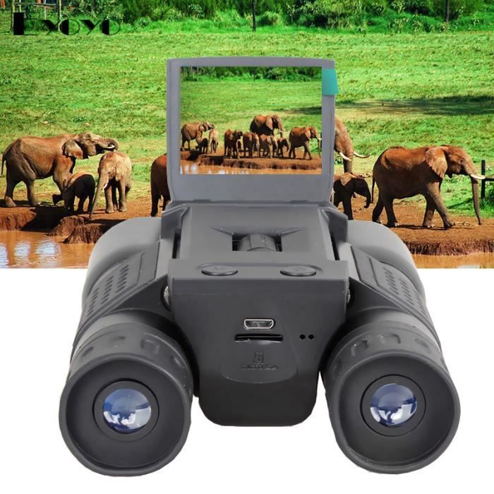 2- LCD HD 720P 12x32 Zoom Digital Jumelles Caméra vidéo Eyoyo BD318