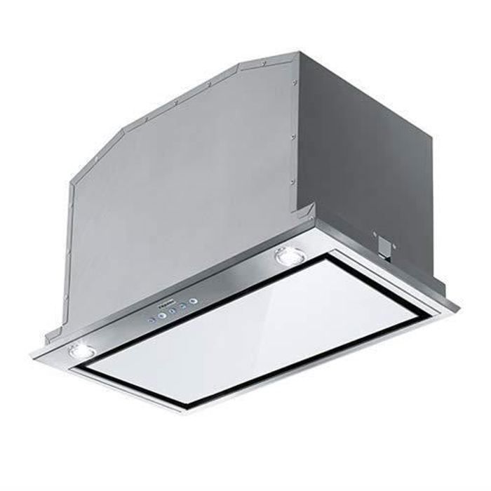 Franke FBI 537 XS-WH 660 m³-h Intégré au plafond Acier inoxydable, Blanc C - Hottes (660 m³-h, Conduit, C, A, D, 69 dB)