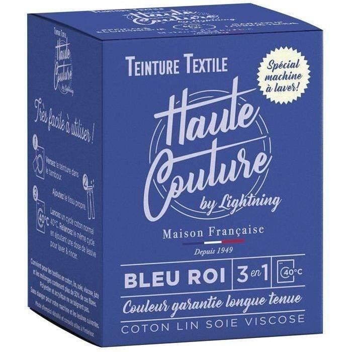 Teinture textile haute couture bleu roi 350g