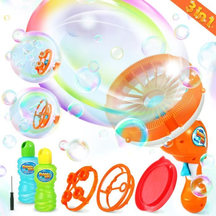 IbaseToy Intéressant Durable Cadeau Enfants Jouant Souffleur De Bulles Machine à bulles de savon jeux de recre - jeux d'exterieur